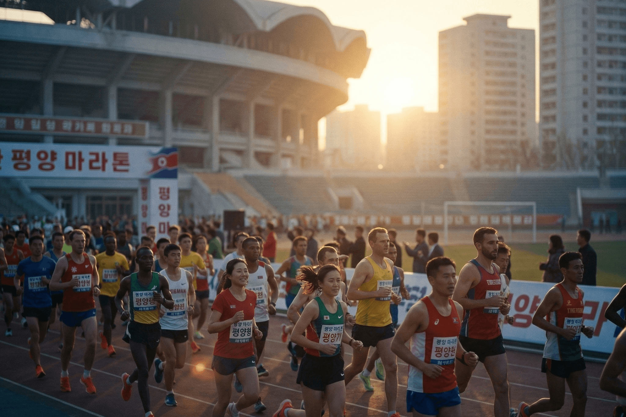 ยกเลิก Pyongyang Marathon 2026